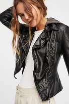 Thumbnail for your product : Free People Vegan Leather Hooded Jacket