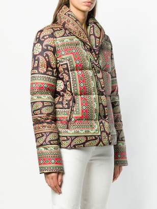 Etro paisley print puffer jacket