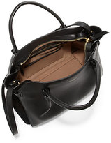 Thumbnail for your product : Nina Ricci Marche Medium Monochrome Leather & Suede Satchel