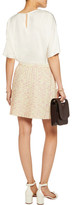 Thumbnail for your product : Raoul Pleated Cotton-Blend Tweed Mini Skirt