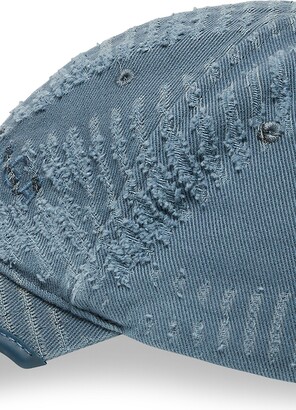 BALENCIAGA キャップ LASER DESTROYED cap Balenciaga Black Laser Destroyed Cap Balenciaga