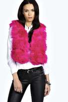 Thumbnail for your product : boohoo Farah Faux Fur Short Gilet