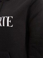 Thumbnail for your product : Rodarte Radarte-print Fleeceback-jersey Hooded Sweatshirt - Black White