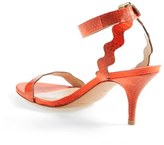 Thumbnail for your product : Loeffler Randall 'Reina' Snakeskin Kitten Heel Sandal (Women)
