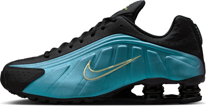 Nike Men's Shox R4 Shoes in Blue | IF4849-500