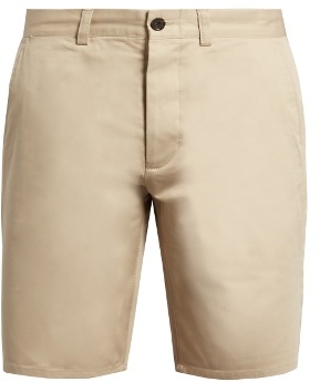MAISON KITSUNÉ Slim-leg cotton chino shorts