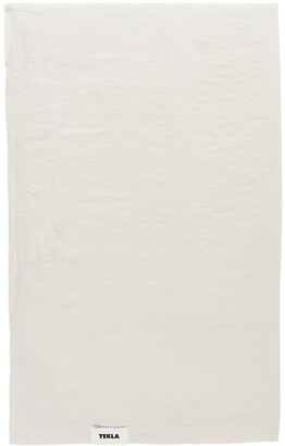 Tekla Grey Linen Flat Sheet
