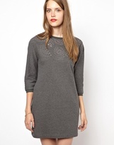 Thumbnail for your product : NW3 by Hobbs Jersey Dress with Cut Work Pattern