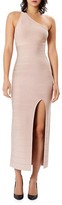 Thumbnail for your product : Herve Leger Icon Asymmetric One-Shoulder Midi Gown
