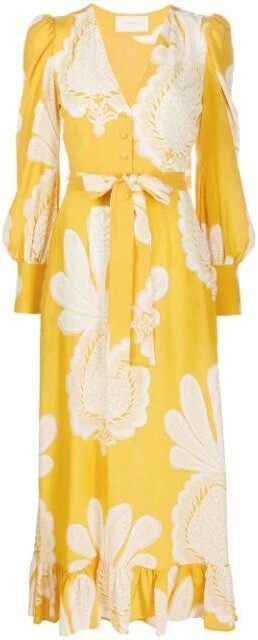 pineapple maxi skirt