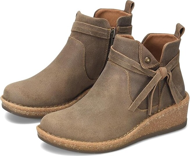 Børn Vaughn Women's Boots Taupe : 8 M, Leather