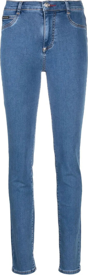 High-Waist Skinny-Cut Jeans