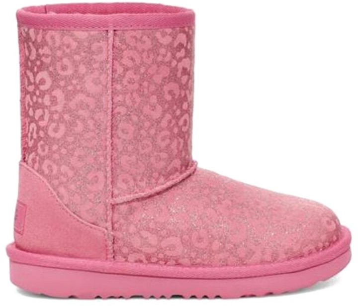 UGG Classic Ii Glitter Leopard Suede Boot - ShopStyle Girls' Shoes