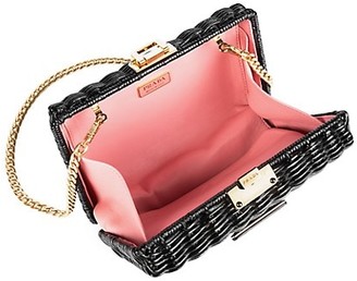 prada basket clutch