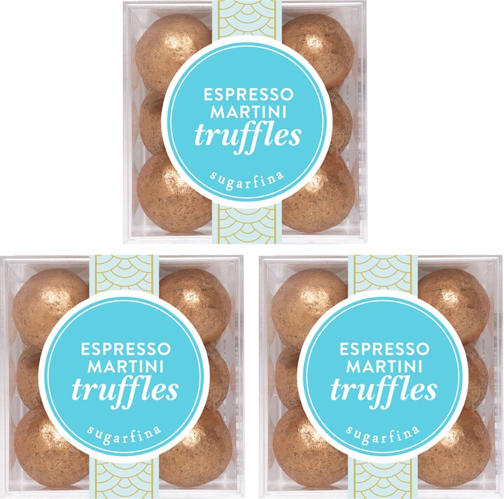 sugarfina Espresso Martini Truffles Set of 3 Candy Cubes