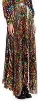 Thumbnail for your product : Alice + Olivia Katz Floral Pleated Maxi Skirt