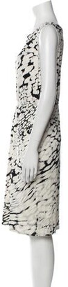 Blumarine Animal Print Knee-Length Dress