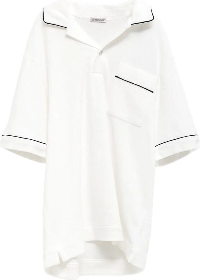 Moncler Piped-Trim Polo Shirt