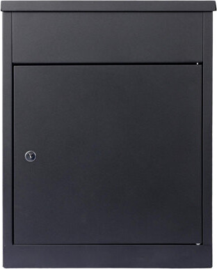 IRHOMA Extra Large Galvanized Steel Package Delivery Box - Wall Mounted, Lockable & Anti - Theft for Outdoor Porch/Curbside