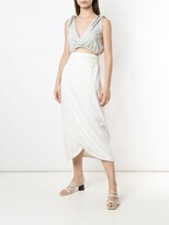 Thumbnail for your product : Framed Crispy midi skirt