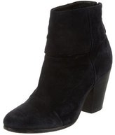 Thumbnail for your product : Rag & Bone Suede Newbury Round-Toe Booties.