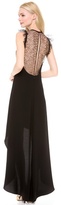 Thumbnail for your product : Jill Stuart Jill High Low Chantilly Lace Gown