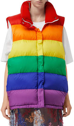 Burberry Rainbow Down-Filled Gilet