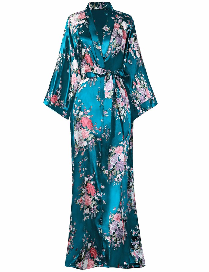 BABEYOND Kimono Dressing Gown Floral Kimono Robe Printed Kimono