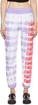 Thumbnail for your product : Ashley Williams Purple & White Money Lounge Pants