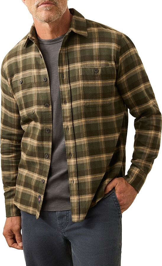Faherty Brand Men's Nazare Flannel Button-Front Shirt - Garret
