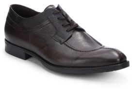 Bacco Bucci Burnished Leather Lace-Up Oxfords