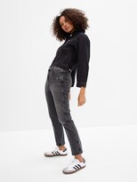 Thumbnail for your product : High Rise Destructed Vintage Slim Jeans with Washwell