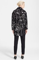 Thumbnail for your product : Stella McCartney Embroidered Melton Stretch Wool Coat