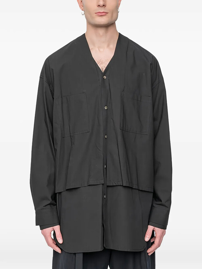 The Viridi-anne Button-Up Chest-Pocket Shirt