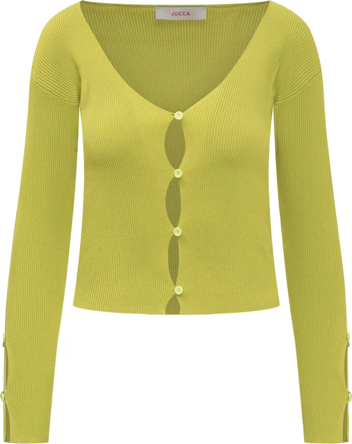 jucca approved Fine-Ribbed Cardigan