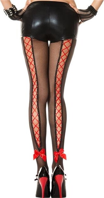 Music Legs Women’s Corset back fishnet pantyhose