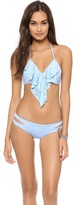 Thumbnail for your product : L-Space Flutter Bye Aliza Halter Bikini Top