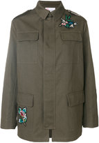 Red Valentino - falcon embroidered jacket