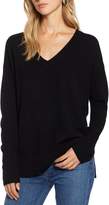 Thumbnail for your product : Halogen Relaxed V-Neck Cashmere Sweater