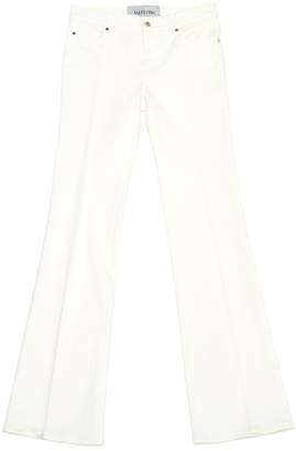 Valentino Ecru Cotton - elasthane Jeans