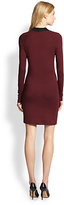 Thumbnail for your product : Yigal Azrouel Cut25 by Asymmetrical Pleated-Front Stretch Jersey Dress