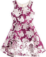 Thumbnail for your product : Bonnie Jean Big Girls Double-Tier Floral Brocade Dress