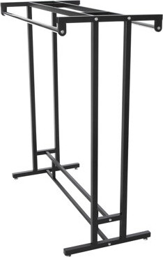 Rebrilliant Double Rod Handrail Garment Display Rack