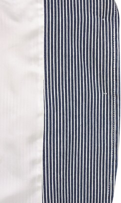 Miu Miu Striped Denim Jacket W/raglan Shoulders