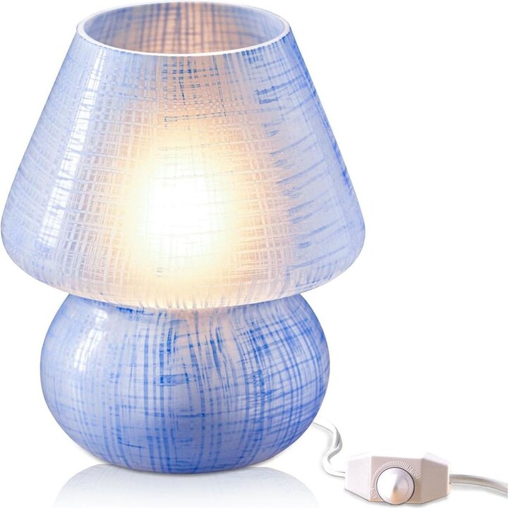 Next Glow Retro Mushroom LED Table Lamp, Modern Dimmable E26 Socket
