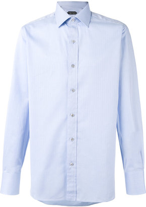 Tom Ford chevron stripe shirt - men - Cotton - 40