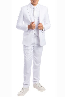 Perry Ellis Portfolio Solid 5-Piece Suit