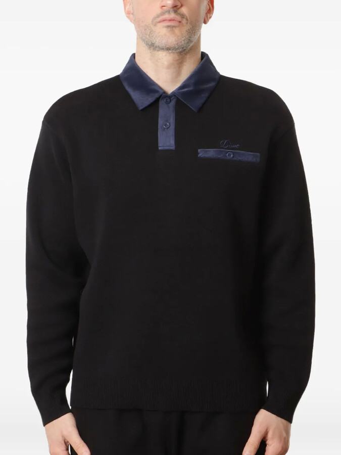 dime Long-Sleeve Polo Shirt