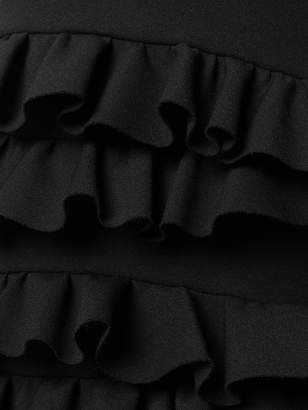 MSGM ruffled detail mini skirt
