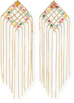 Thumbnail for your product : Rosantica Aquilone Multicolor Kite Fringe Earrings